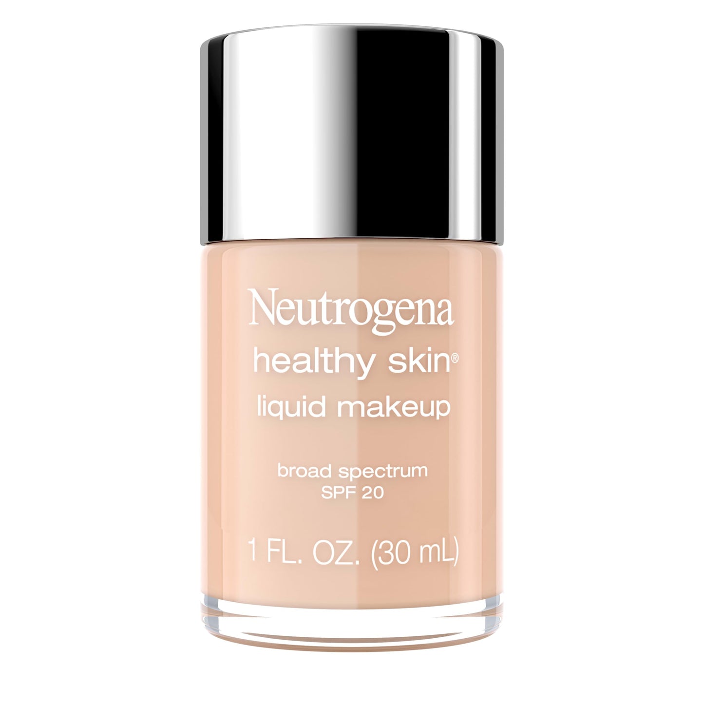 Neutrogena Healthy Skin Liquid Foundation Makeup with Broad Spectrum SPF 20 Sunscreen, Lightweight, Medium Coverage Makeup with Sunscreen