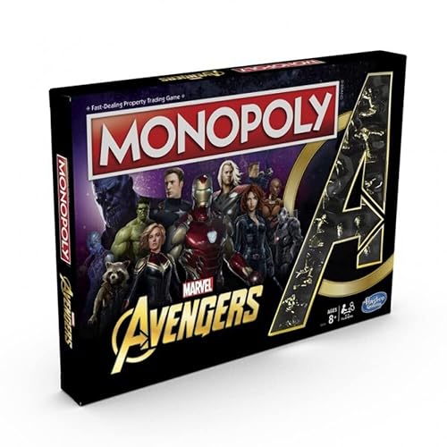 Hasbro Gaming Monopoly: Marvel Avengers Edition Board Game, Ages 8 and Up