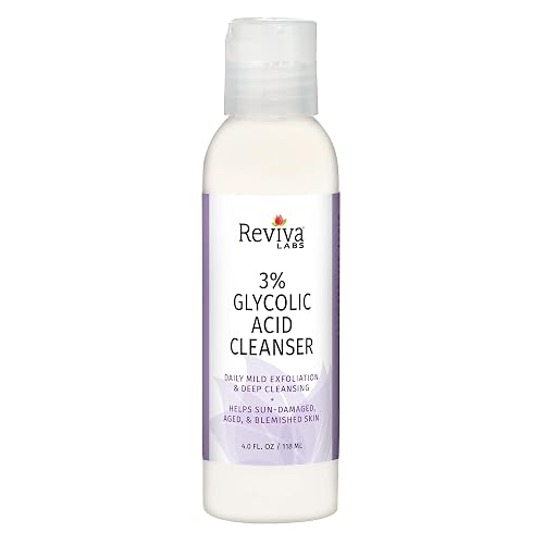 Reviva Glycolic Acid Cleanser Cream, 4 oz.