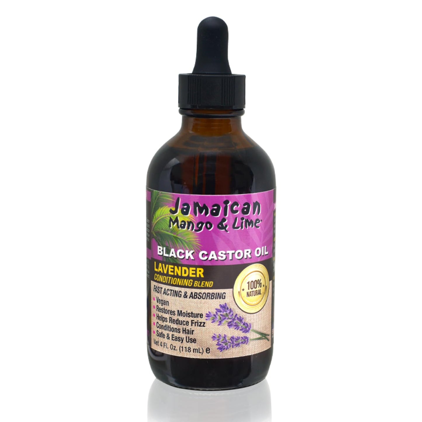 Jamaican Mango & Lime Black Castor Oil - Hair & Scalp Oil for Locs, Braids, Twists & Natural Hair - Strengthens, Moisturizes & Promotes Hair Growth