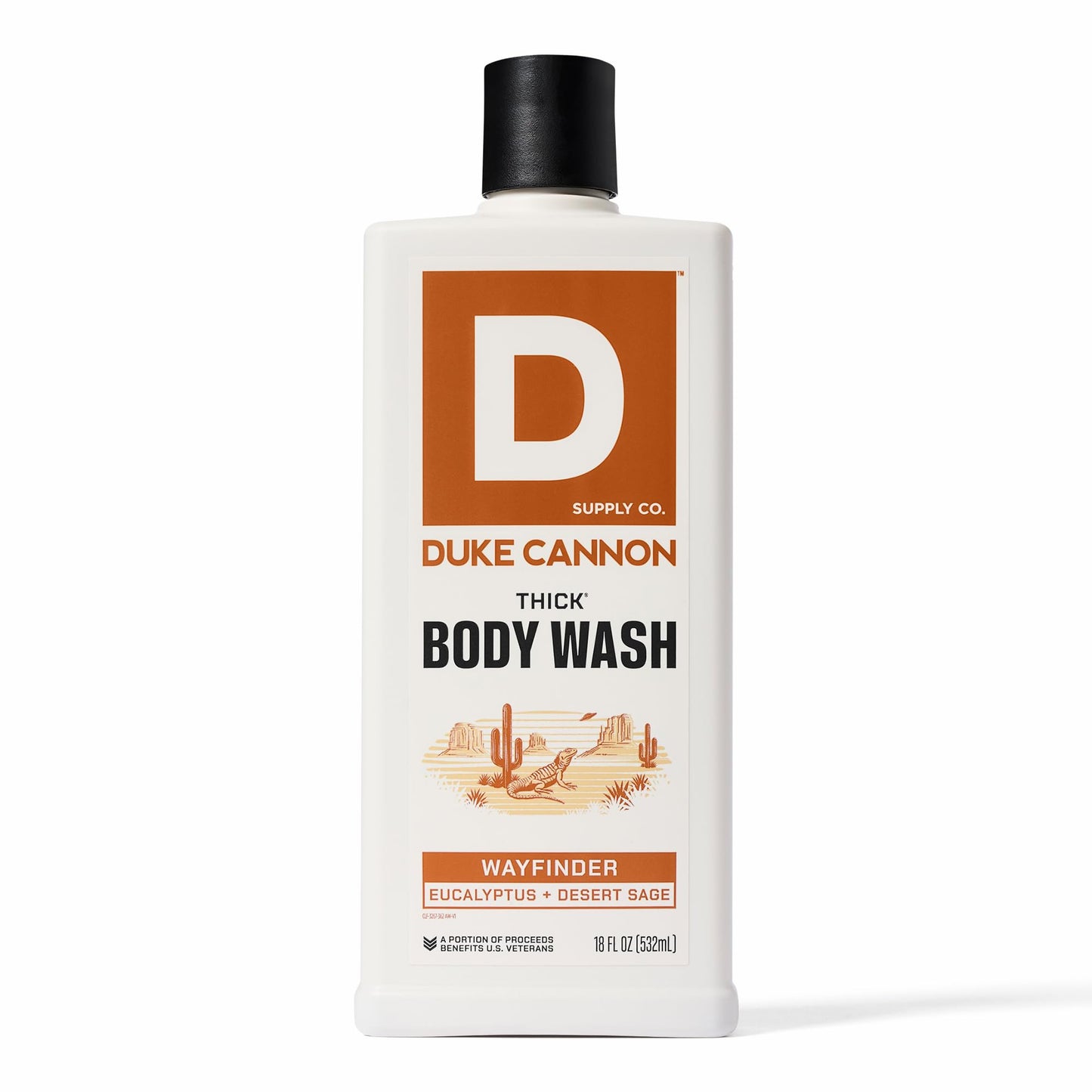 Duke Cannon Supply Co. Thick High Viscosity Body Wash - 3X Thicker, Cleansing Shower and Bath Gel, Mineral-Enriched for Men - Shower Gel - Men’s Body