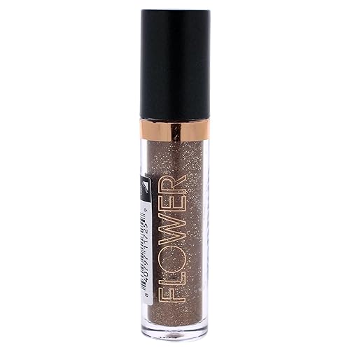 FLOWER BEAUTY Warrior Glitter Liquid Eyeshadow LongLasting HighImpact Shimmer for Eyes CrueltyFree Makeup, Bullet, 0.135 Ounce