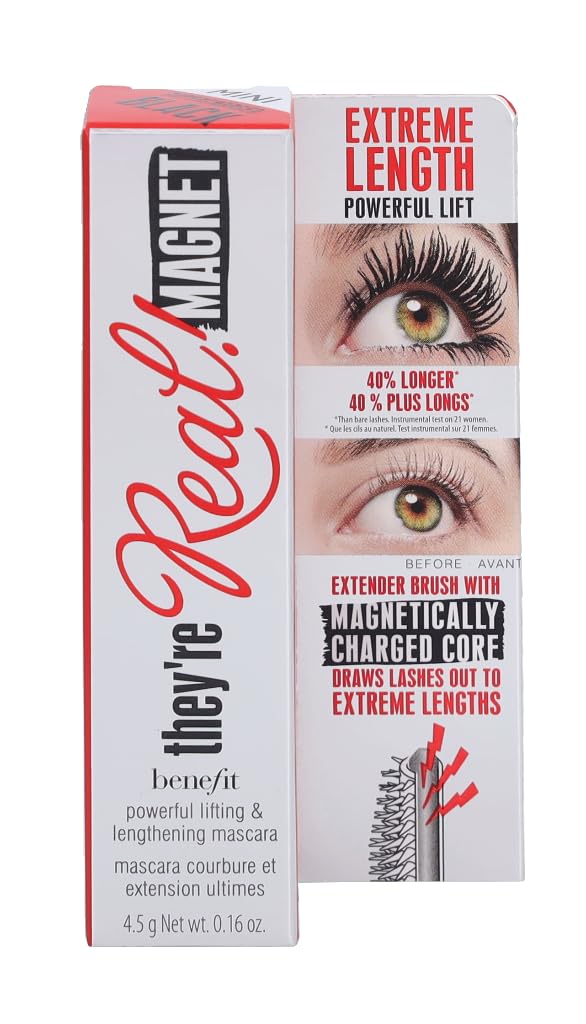 Benefit they’re real! Magnet mascara #supercharged black mini 0.16 ounce