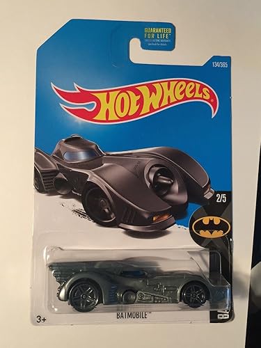 Hot Wheels 2017 Batman Batmobile (1989 Movie) 134/365, Gray