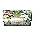 Michel Design Works Large Bath Soap Bar, White Spruce