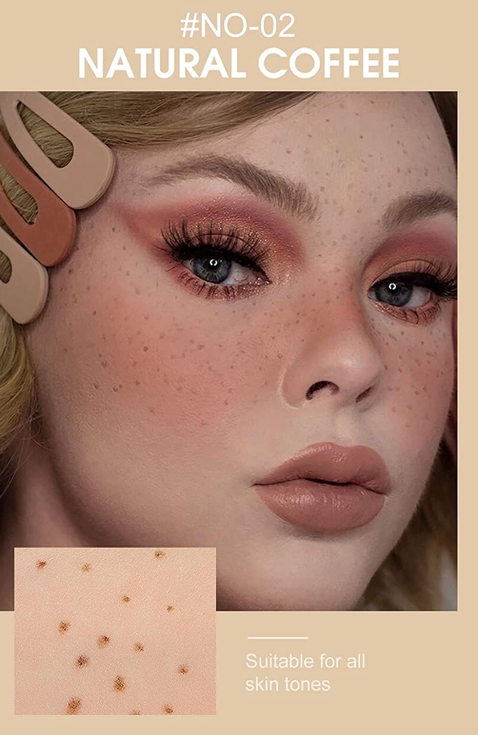 AKARY Freckle Pen Professional Lifelike Face Concealer Point Out Natural Waterproof Longlasting Soft Artificial Freckles Fine Makeup Freckle Pen Life