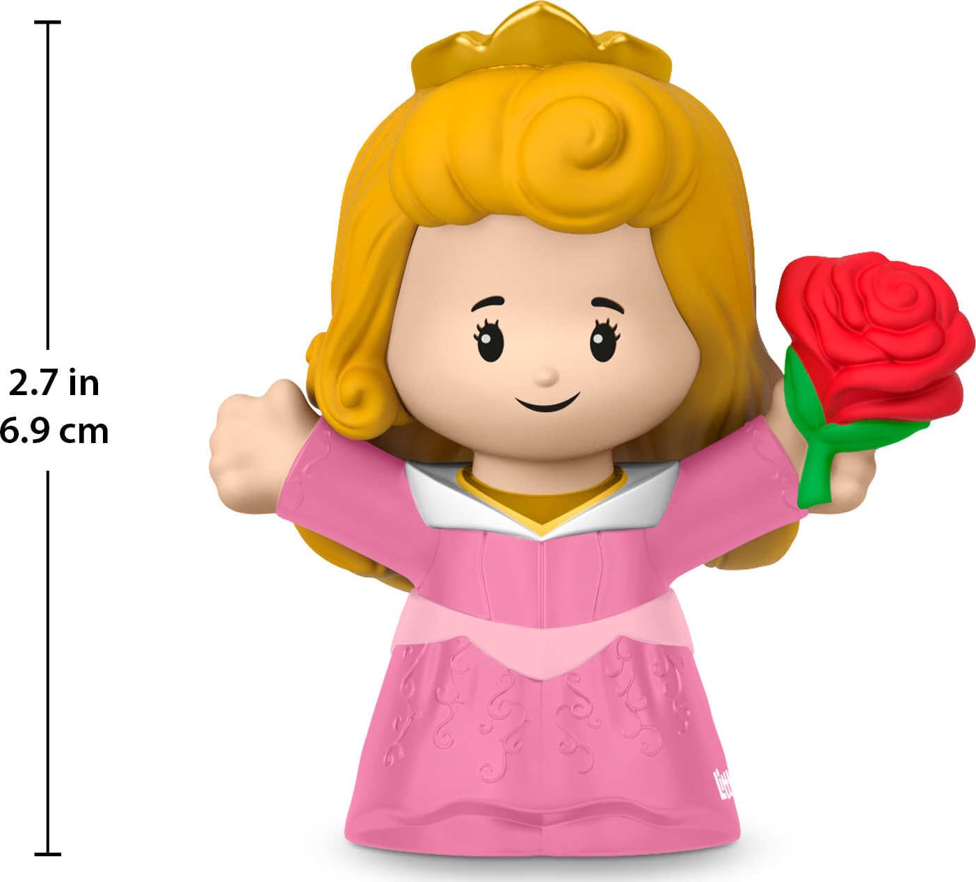 Disney Princess Aurora Little People Single Character Figure Toddler Toy for Pretend Play