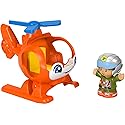 Fisher-Price Little People Helicopter, Toy Vehicle and Figure Set for Toddlers and Preschool Kids Ages 1-5 Years