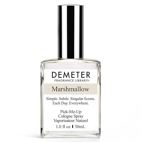 DEMETER Natural Perfume Spray Cologne for Women and Men, Marshmallow, 1 oz