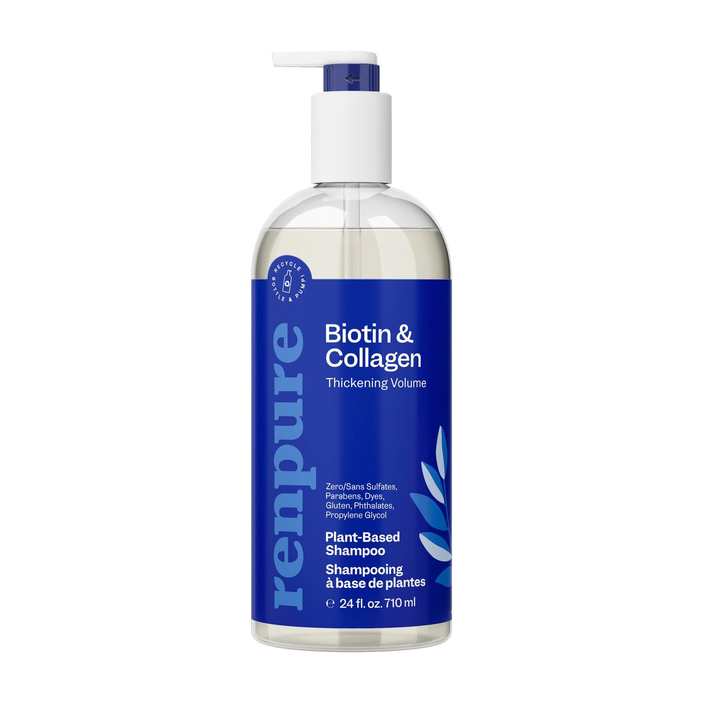 Renpure, Shampoo Biotin Collagen, 24 Fl Oz