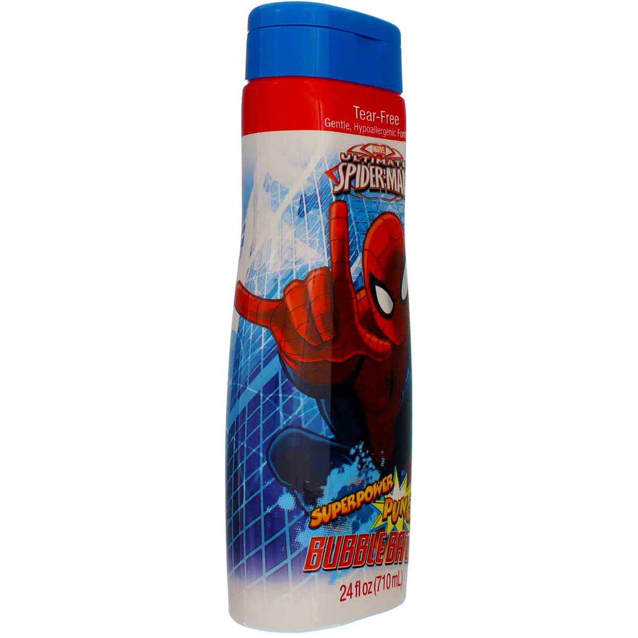 Spiderman Bubble Bath 24 Ounce Superpower Punch (709ml) (2 Pack)