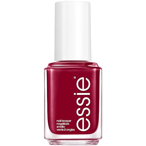 essie Salon-Quality Nail Polish, 8-Free Vegan, Burgundy Red, Nailed It, 0.46 fl oz
