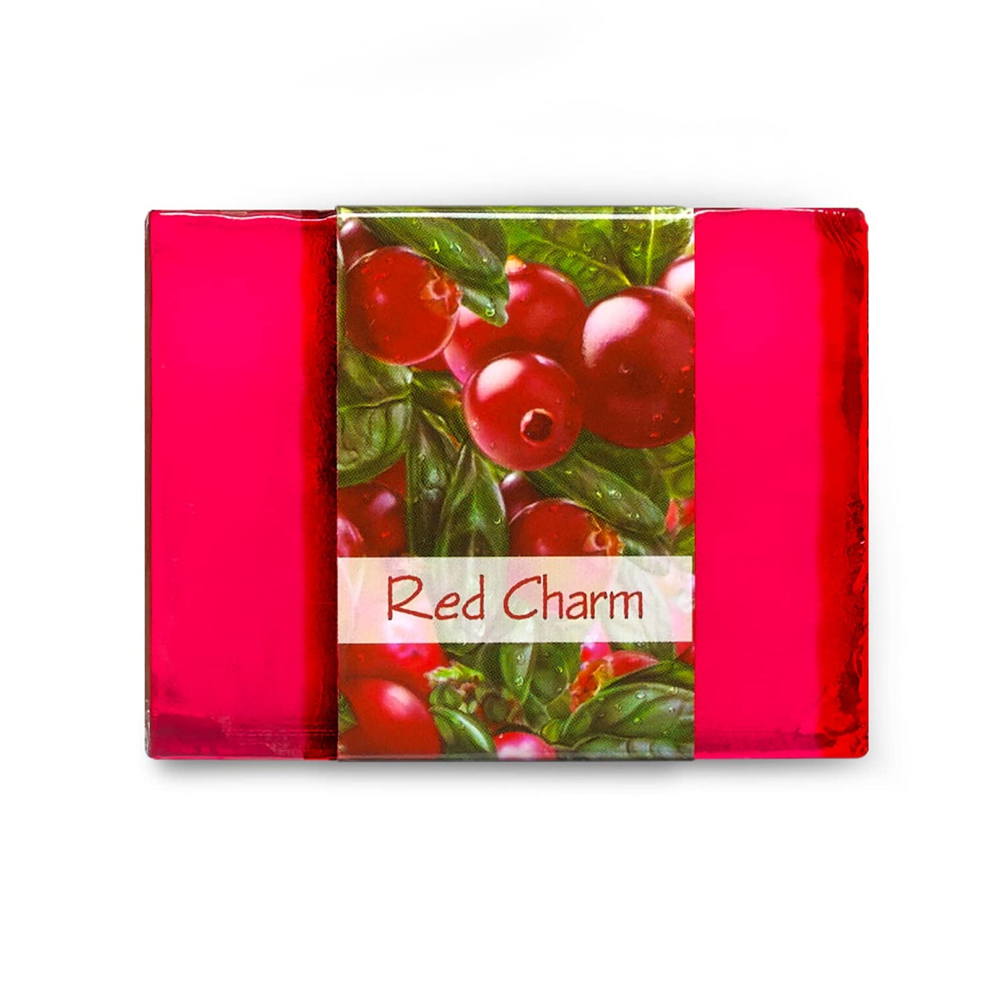 Nabila K Red Charm Glycerin Bar Soap | Cranberry Scent | Natural, Vegan, Hypoallergenic | 100% Vegetable Glycerin, Sulfate-Free, Paraben-Free | 4.5 oz Beauty & Personal Care Nabila K