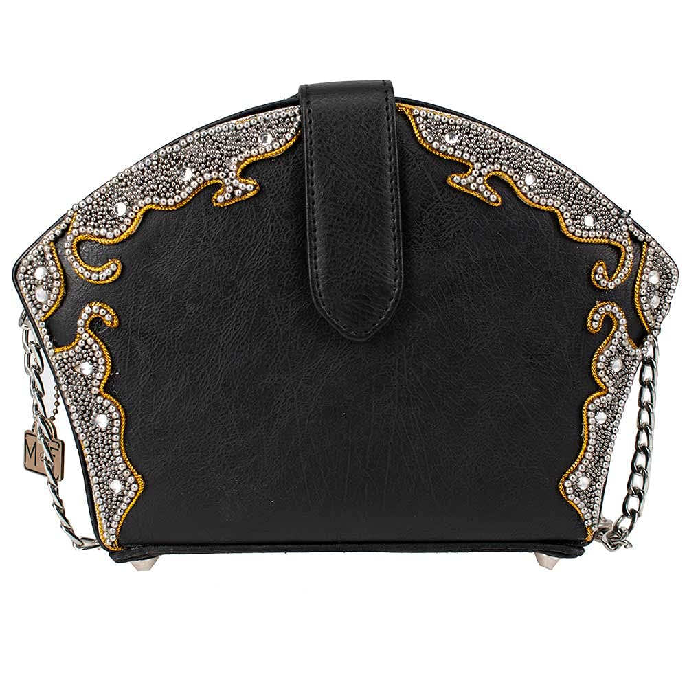 Mary Frances womens Princess Crossbody Crown Handbag Shoulder Bag, Multi, One Size US