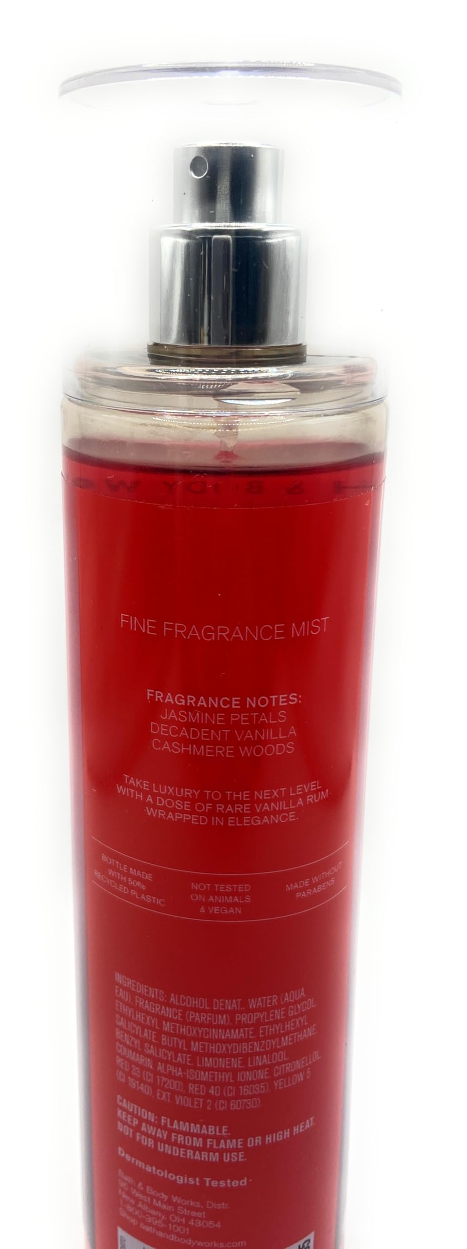 Bath and Body Works Forever Red Vanilla Rum Fine Fragrance Mist 8 Fluid Ounce Spray