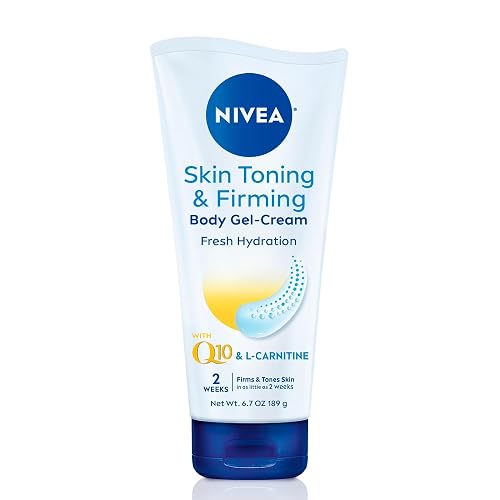 NIVEA Skin Firming & Toning Body Gel-Cream - With Q10 For Normal Skin - 6.7 oz. Tube