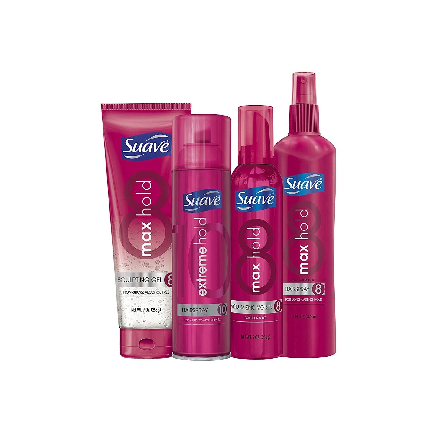 Suave Essentials Styling Gel Max Hold 8.9 Ounce (Pack of 2)