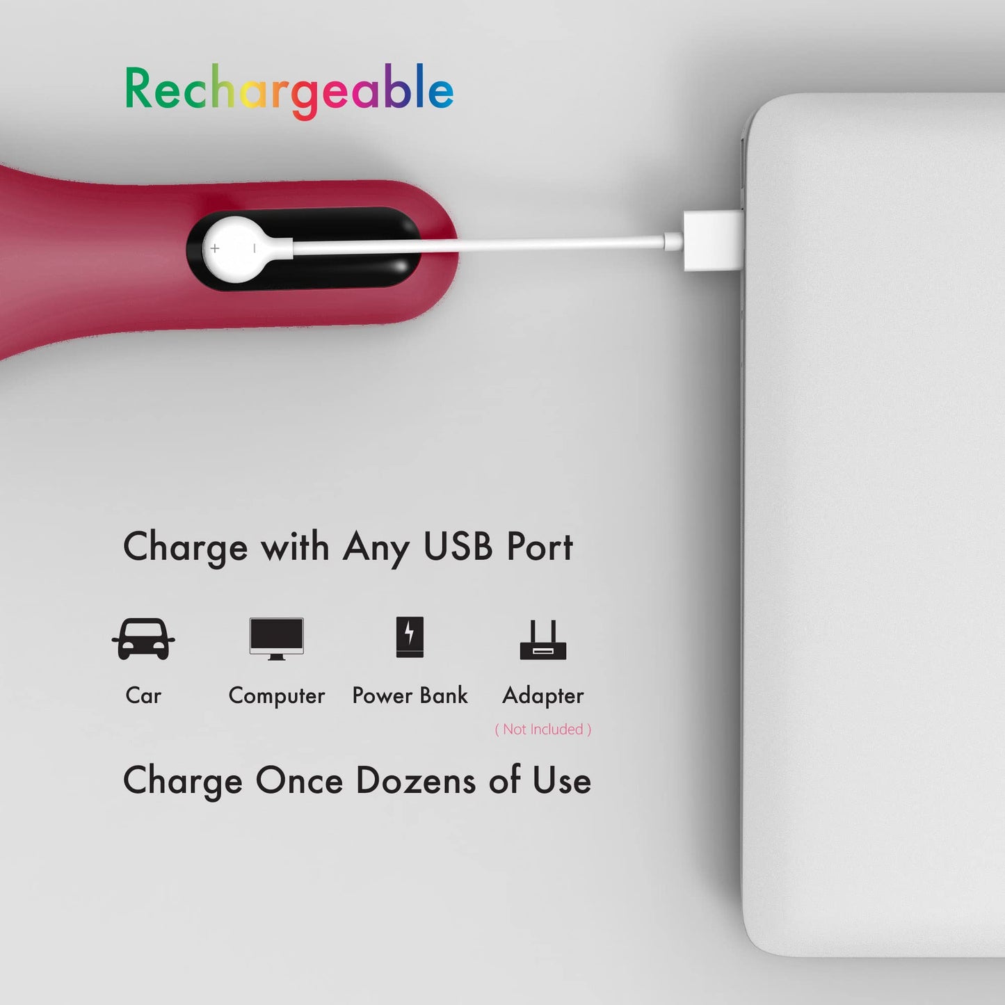 Face Scrubber, NågraCoola CLIE Facial Cleansing Brush, Waterproof and Rechargeable Face Scrub Brush for Men & Women, Cleansing