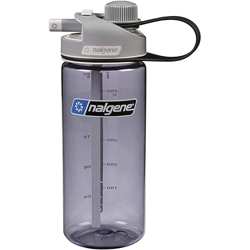 Nalgene Multidrink Bottle, Gray, 20 oz