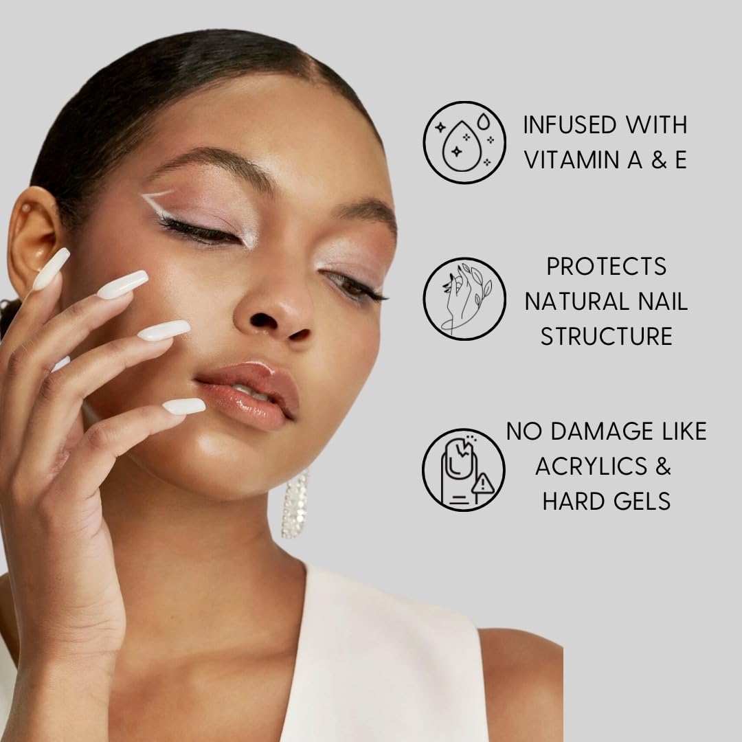 Orly GELFX Builder in a Bottle Colors | Self leveling all-in-one formula for nail extensions (Milky White) Beauty & Personal Care Orly