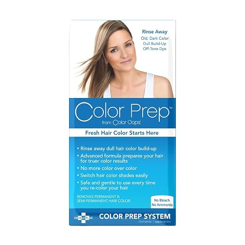 Color Oops Color Prep, 1 Application, Extend Results and Vibrancy, Hair Dye Remover Rinses Away Dull Colors, Product, and Mineral Buildup, Bleach