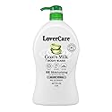 LoverCare Goat's Milk Moisturizing Body Wash Shower Cream Shower Gel Aloe Vera 40.7 Fl.Oz