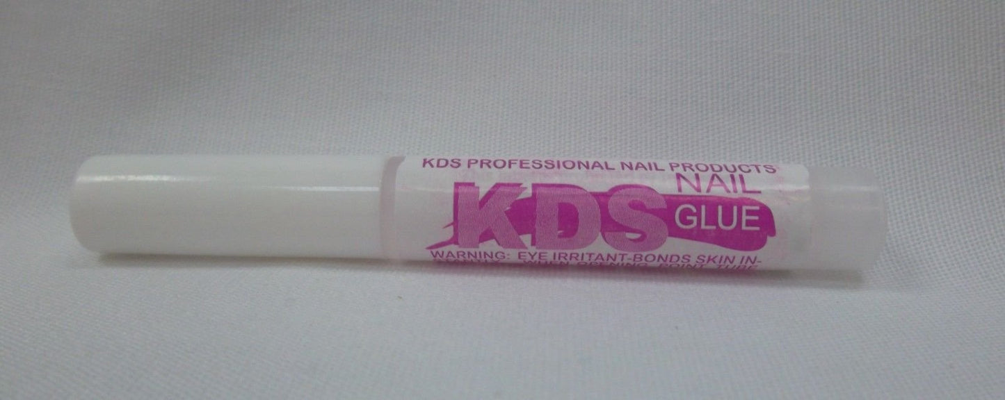 250 pcs KDS Nail Tip Glue - Adhesive Super Bond for Acrylic Nails Tips Beauty & Personal Care KDS