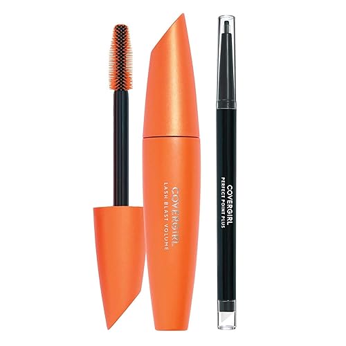 COVERGIRL LashBlast Volume Mascara and Perfect Point Plus Eyeliner, Very Black/Black Onyx, Combo 1 (Packaging May Vary)