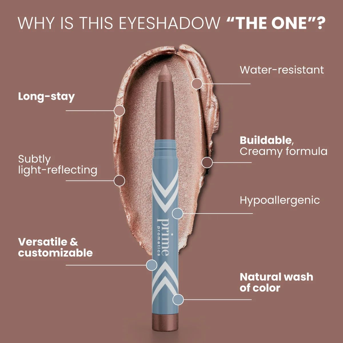 PRIME PROMETICS PrimeEyes Eye Brightener for Mature Women - Creamy Eye Shadow Sticks - Easy Application, Quick Eye Lift Effect - Hypoallergenic, Long Beauty and Personal Care PRIME PROMETICS