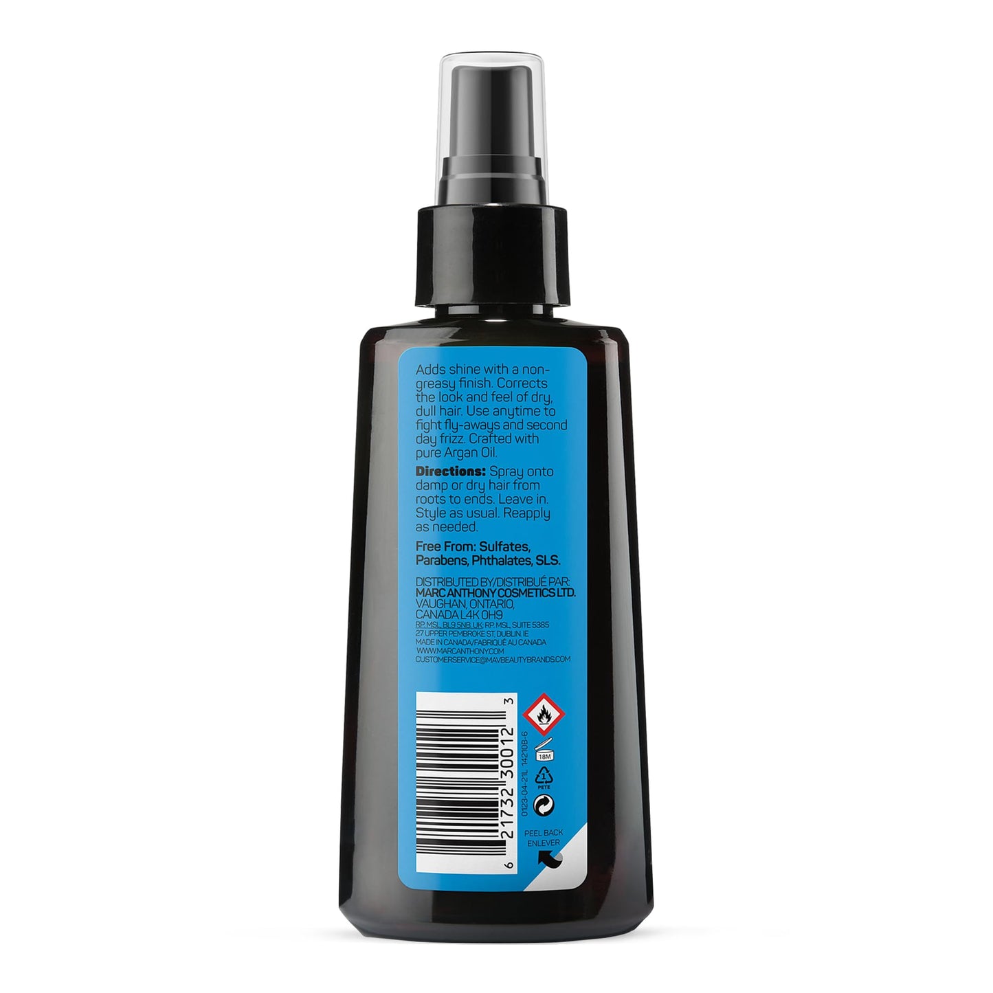 Marc Anthony Argan Oil Smoothing Cream with Keratin - Lightweight Hair Styler for Lasting Shine & Removes Frizz for Smooth Hair - Nourishing Argan Oil