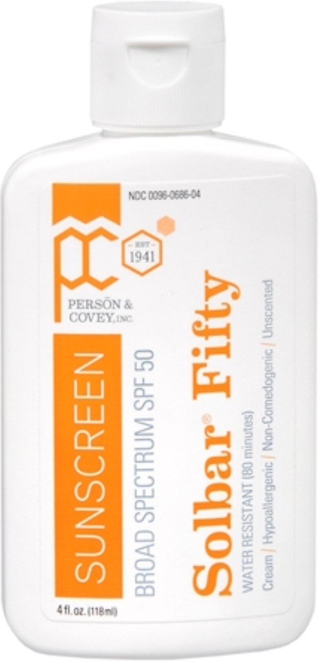 Solbar Solbar fifty pf cream sunscreen spf 50 unscented, 4 oz, 4 Ounce