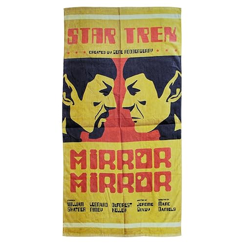 Star Trek The Original Series: Spock Mirror Mirror Cotton Beach Towel