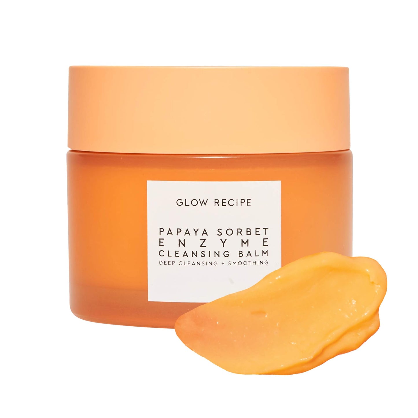 Glow Recipe Papaya Enzyme Cleansing Balm 3.38 oz – Makeup Remover & Gentle Exfoliating Face Wash to Melt Makeup, Even Skin Tone & Hydrate