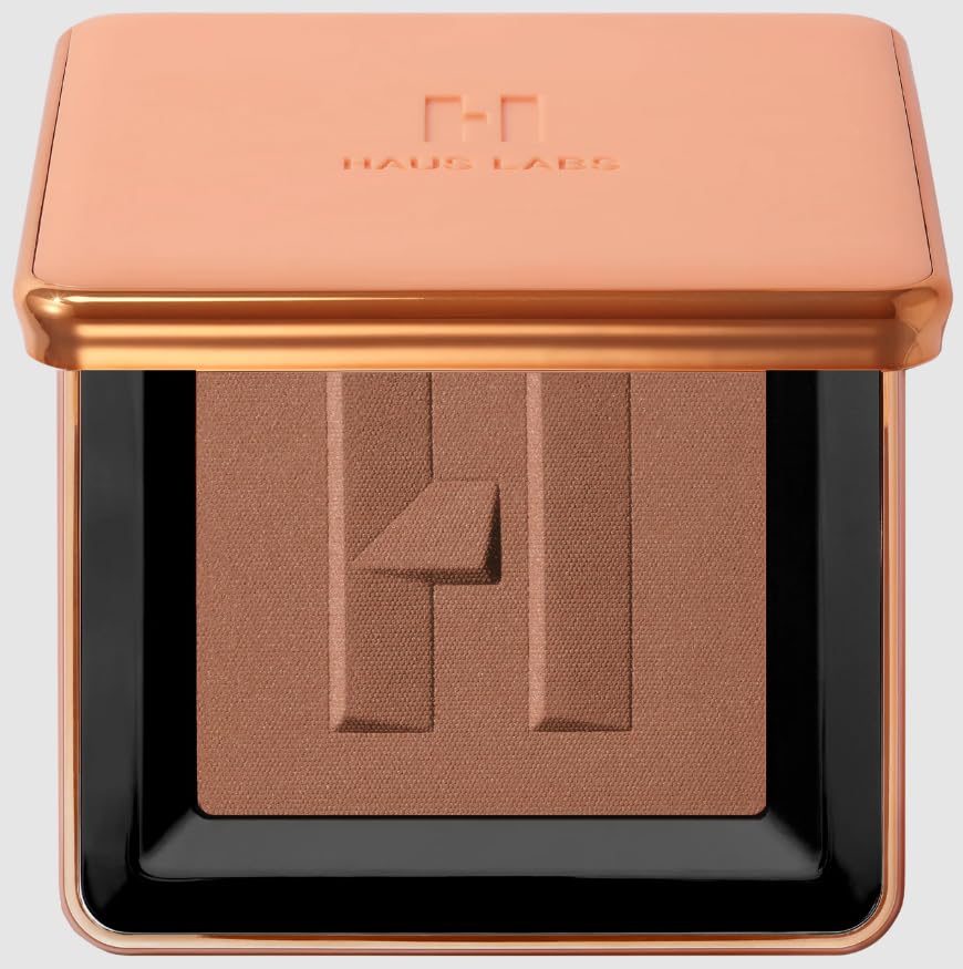 HAUS LABS BY LADY GAGA Power Sculpt Velvet Powder Bronzer - Terra Sol Light Medium