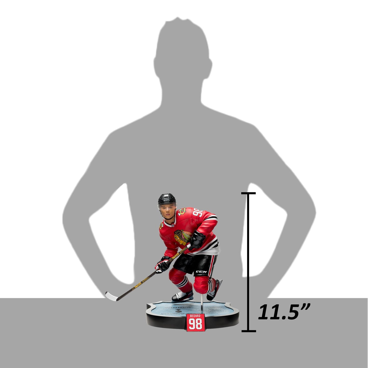 McFarlane Toys - NHL Connor Bedard (Chicago Blackhawks) 1:6th Scale Resin Statue