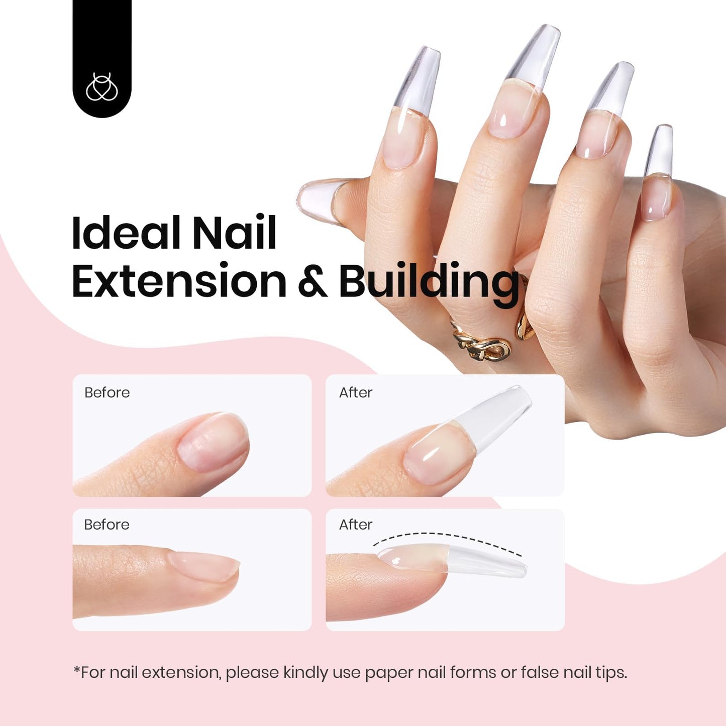 Beetles Builder Gel,1 oz Nude Pink Hard Gel, High Hardness for Sculpting, Nail Extension and Building, Protection Durable for Salon, UV LED Lamp Beauty and Personal Care beetles Gel Polish