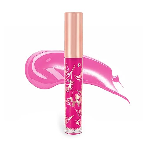 Winky Lux Prickly Pear Fruity Gloss pH Lip Stain, Non Sticky Lip Gloss, Tinted Lip Oil, Lip Lacquer, Yummy Fruit Lip Gloss, Jojoba Oil for Hydration