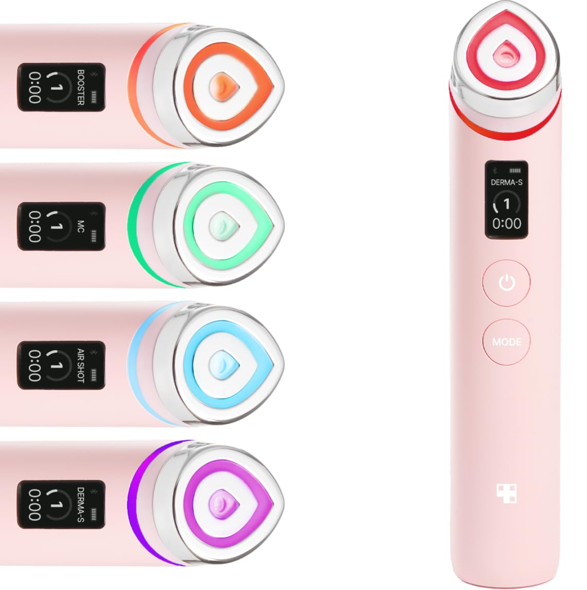 medicube Booster Pro | 6-in-1 Real Glass Glow Beauty Massager | for Clear, Radiant, Firmer-Looking Skin | Korean Skin Care | Pink Beauty and Personal Care medicube Default Title