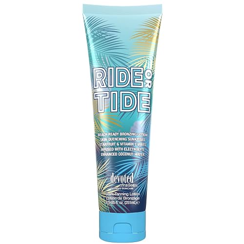 Devoted Creations Ride or Tide - Beach Ready Bronzing Lotion with Enhanced Coconut Water