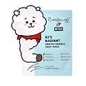 RJ’S RADIANT Printed Essence Sheet Mask - Infused with Retinol, Vitamin C, Squalane