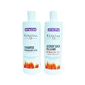 Atractiva Keratina Fix Shampoo y Acondicionador Balsamo Reparacion Total Super Hidratante Set 16 fl. oz. Each