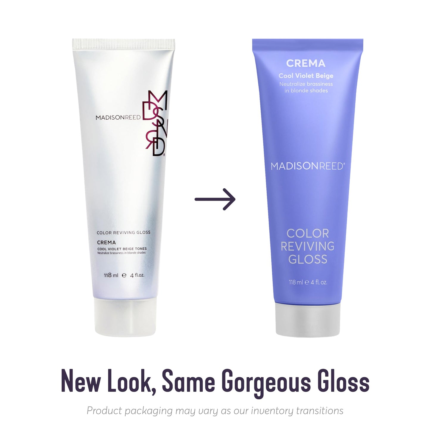 Madison Reed Color Reviving Gloss - Crema Blonde | Semi-Permanent Toning Gloss for Blonde & Gray Hair, Neutralizes Brassiness & Yellow Tones, Boosts