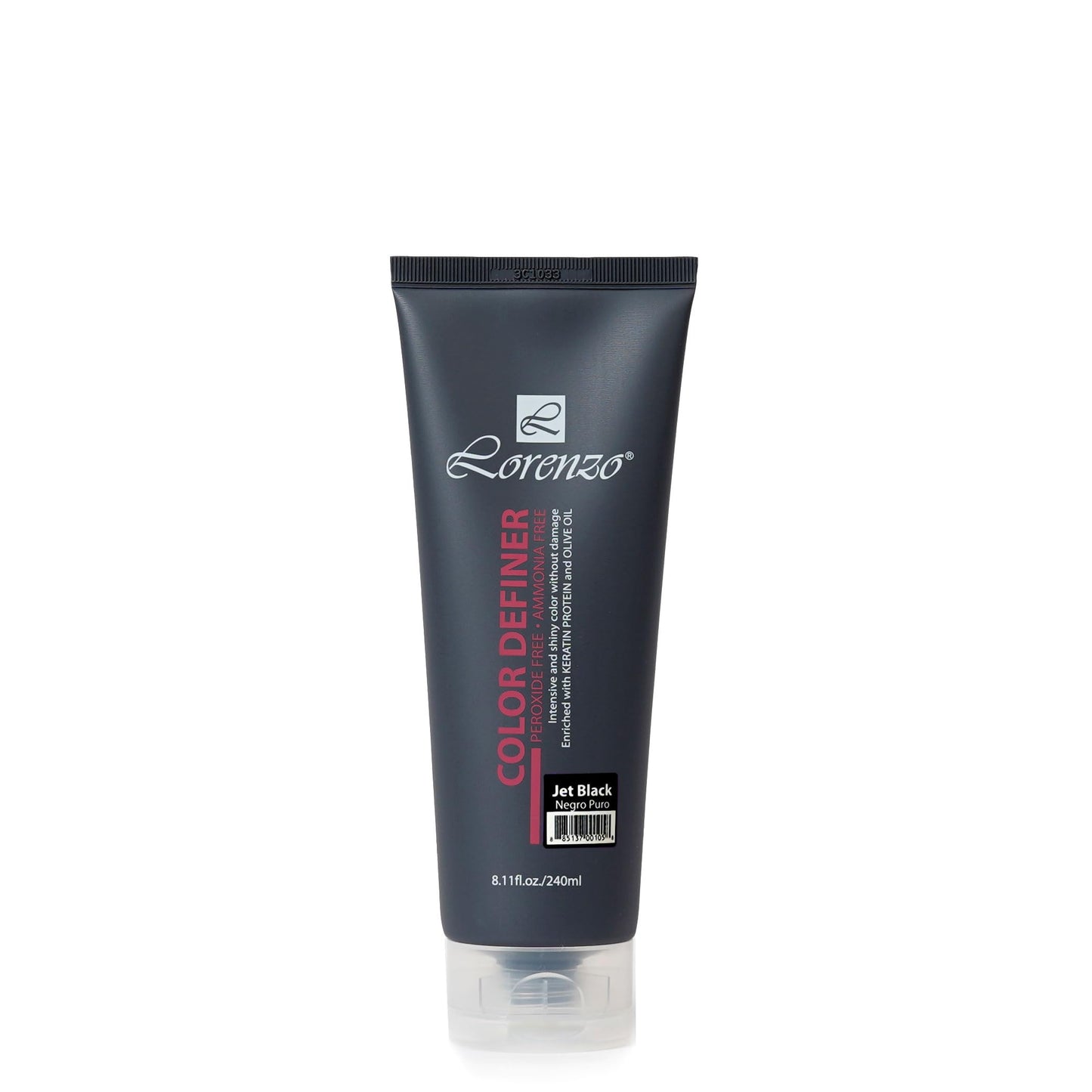 L Lorenzo Color Definer Cellophane 8.11fl.oz/240ml | Peroxide & Ammonia Free | Glossy hair Brilliant color without Damaged Hair | Stain Remover Inside