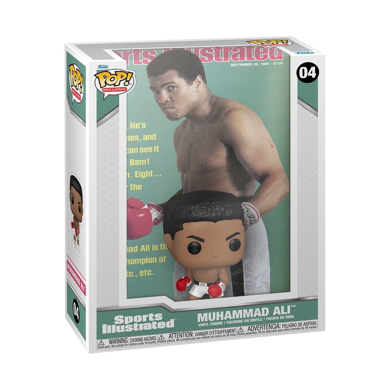 Funko Pop Sports Illustrated Cover: Boxing - Muhammad Ali - Sports Illustrated W2 - Collectable Vinyl Figure - Gift Idea - Official Merchandise…