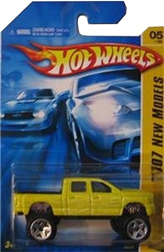 Hot Wheels 2007 New Models 1:64 Scale Yellow Dodge Ram 1500 Die Cast Car #005