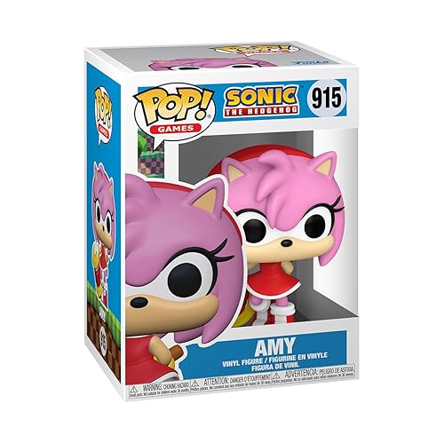 Funko POP! Games: Sonic - Amy Rose - Sonic The Hedgehog - Collectable Vinyl Figure - Gift Idea - Official Merchandise - for Kids & Adults - Games…