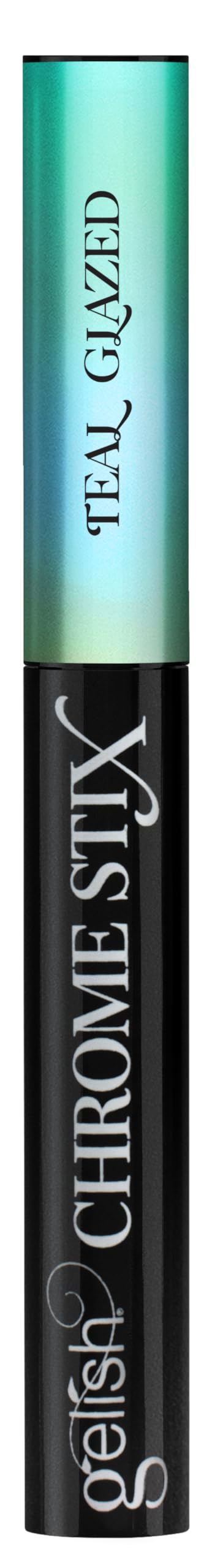 Gelish Chrome Stix: Teal Glazed Metallic Chrome Nail Powder Pen, 0.5g Beauty & Personal Care Gelish