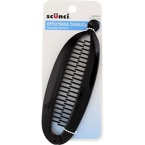 Scunci Flat Tort Clincher Comb 1 ea (Pack of 3)