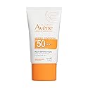 Avène Mineral Sunscreen Multi-Defense Fluid SPF 50+, Clean Formula Sunscreen for Sensitive Skin, Sheer, Water Resistant, Non-Whitening, Antioxidant