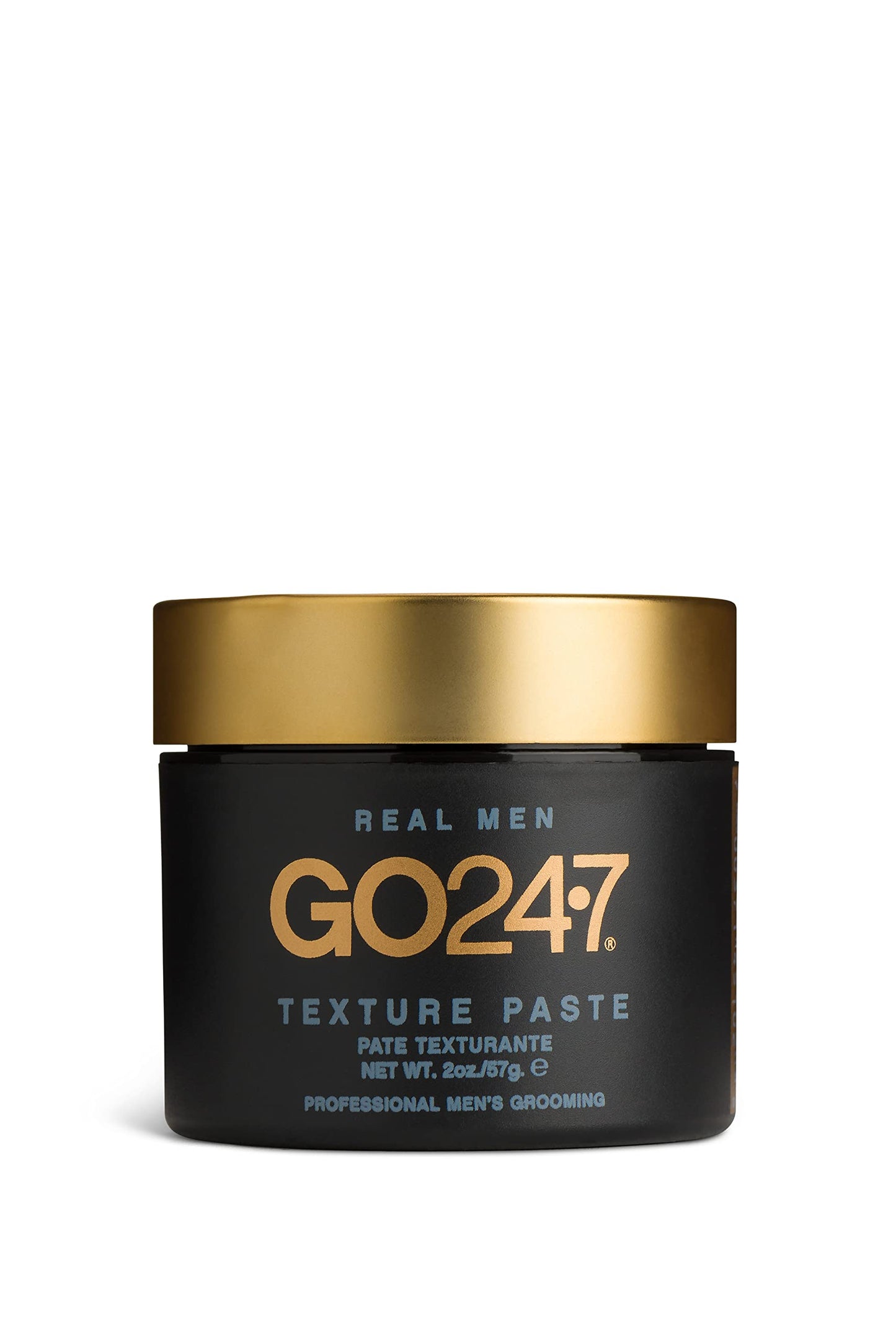 GO247 Texture Paste - Strong Hold, Matte Finish Styling Paste for Men - Adds Volume, Texture & Definition - Long-Lasting Control Without Shine - Ideal